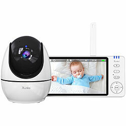 7links HD-Video-Babyphone, schwenk- und neigbar, Akku, IR-Nachtsicht, VOX 7links Video Babyphones 