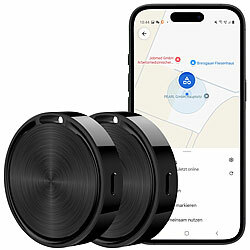 Callstel 2er-Set Mini-Schlüssel- und Gegenstandsfinder für Google / Android Callstel Mini-Schlüssel- und Gegenstandsfinder für Google "Mein Gerät finden"
