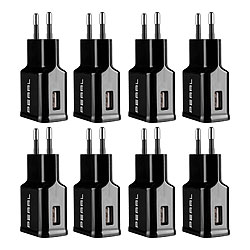 PEARL 8er-Set kompakte USB-Netzteile, USB-A, 5 V, 2,1 A / 10,5 W, schwarz PEARL USB-Netzteil für Steckdose 