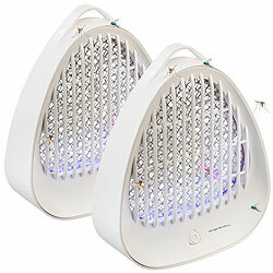 PEARL 2er-Set USB-UV-Insektenvernichter für den Innenbereich, bis 40 m² PEARL UV-Insektenvernichter mit USB-Stromversorgung