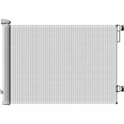 Carlo Milano Ausziehbares Treppenschutzgitter, 13 - 180 cm, 85 cm hoch, grau Carlo Milano Ausziehbare Treppenschutzgitter