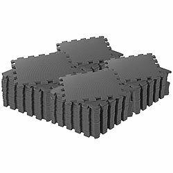 PEARL sports 72er-Set Bodenschutzmatten, geräuschedämmend, 32 x 32 x 1 cm, 7,38 m² PEARL sports Bodenschutzmatten