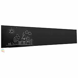 infactory Selbstklebende Tafelfolie mit 5 bunten Kreiden, abwischbar,60 x 200 cm infactory Selbstklebende Tafelfolien