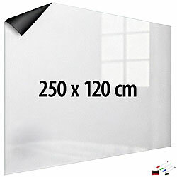 infactory Magnetische Whiteboard-Folie, selbstklebend, 4 Marker, 250 x 120 cm infactory Magnetische Whiteboard-Folien