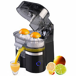 Rosenstein & Söhne Akku-Doppelentsafter, kabellos, BPA-frei, USB-C, 2.000 mAh Rosenstein & Söhne Akku-Doppel-Entsafter