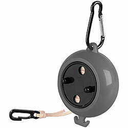 PEARL 2er-Set Ausziehbare Wäscheleine mit Kurbel, 20 Wäscheklammern, 10 m PEARL Camping-Wäscheleinen mit Kurbel und Wäscheklammern