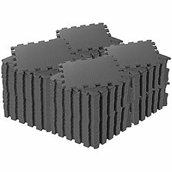PEARL sports 144er-Set Bodenschutzmatten, geräuschedämmend, 32 x 32 x 1cm, 14,76 m² PEARL sports Bodenschutzmatten