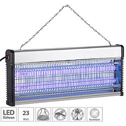 Lunartec UV-LED-Insektenvernichter mit austauschbarer T8-LED-Röhre, 23 Watt Lunartec UV-LED-Insektenvernichter