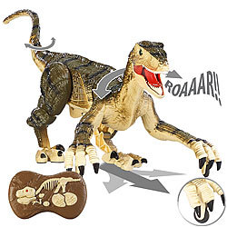 Playtastic Ferngesteuerter XL-Dinosaurier mit Soundeffekten, 2,4 GHz, 45 cm Playtastic Ferngesteuerte Spielzeug-Dinosaurier