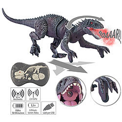 Playtastic Ferngesteuerter XL-Dinosaurier mit Sound & Sprühnebel, 2,4 Ghz, 45 cm Playtastic Ferngesteuerte Spielzeug-Dinosaurier