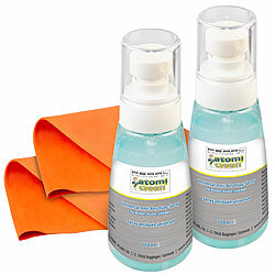 AtomiClean 2er-Set Universal-Anti-Beschlag-Spray für Brillen, Scheiben, je 100 ml AtomiClean