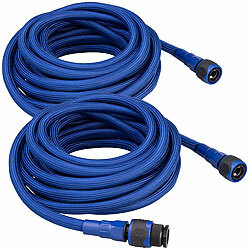 Semptec Urban Survival Technology 2er-Set Wasserschlauch in Lebensmittelqualität, 10 m Semptec Urban Survival Technology Hochflexiblee Camping- & Gartenschläuche, lebensmittelqualität