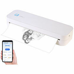 Callstel Mobiler Akku-Thermodrucker, Papierrolle, Windows, Mac, iOS & Android Callstel Mobile Akku-Thermodrucker A4 für Android und iOS