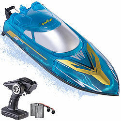 Simulus RC-Boot mit LED-Licht, ferngesteuert, für Pools und Seen, bis 30 km/h Simulus RC-Boote mit LED-Licht, ferngesteuert, für Pools und Seen, bis 30 km/h
