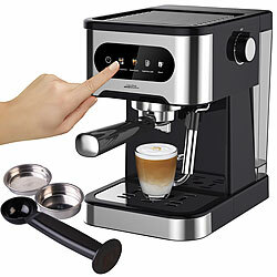 Cucina di Modena Espresso-Siebträgermaschine mit Milchaufschäumer und Milchtank Cucina di Modena Dampfdruck-Siebträger-Espressomaschinen