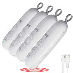 newgen medicals 4er-Set elektronische Insektenstich-Heiler gegen Juckreiz, 2 Stufen newgen medicals Thermo Insektenstich-Killer & Stichheiler 