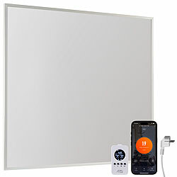 Sichler Haushaltsgeräte Smarte WLAN-Infrarot-Heizung, 360 W, bis 9 m², Thermostat, App Sichler Haushaltsgeräte WLAN-Infrarot-Wandheizungen mit App, für Amazon Alexa & Google Assistant