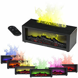 Carlo Milano Aroma-Diffusor-Kamin mit 7-farbiger Beleuchtung und Flammen-Effekt Carlo Milano Aroma-Diffusor-Kamine mit RGB-Beleuchtung