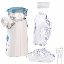 newgen medicals Leises Akku-Inhalationsgerät für Erwachsene & Kinder, 10 ml, USB-C newgen medicals Akku Kompakt-Inhalatoren