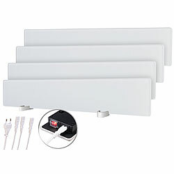 Sichler Haushaltsgeräte 3er-Set Infrarot-Schimmelentferner aus Glas für Wand & Bad, chemiefrei Sichler Haushaltsgeräte Infrarot-Schimmelentferner für Wand und Bad