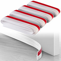 AGT Silikon-Zugluftstopper für Türen, selbstklebend, 4x 1 m, 5 cm breit AGT Silikon-Zugluftstopper zum Abdichten von Türen 