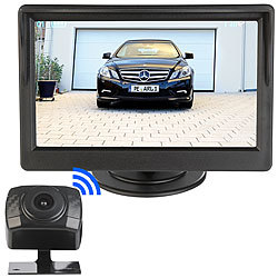 Rückfahrkamera Auto Rückansicht mit Nachtsicht 12 LED 170°Winkel Wasserdicht Rückfahrsystem 4.3 LCD Auto Monitor 
