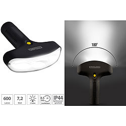 KryoLights LED-Taschenlampe mit 180°-Lichtfeld-Technologie, 600 lm, 7,2 W, IP44 KryoLights LED-Taschenlampen mit 180°-Lichtfeld