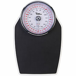 newgen medicals Mechanische Personenwaage, 20-cm-Skala, rutschfest, 150 kg Höchstlast newgen medicals Mechanische Personenwaagen