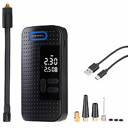 AGT Mini-Akku-Kompressor-Luftpumpe mit LED-Display, 2.000 mAh, 150 psi AGT Akku-Kompressor-Luftpumpen