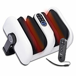 newgen medicals Waden- und Fuß-Massagegerät mit 5 Modi, 9 Stufen, Timer, Fernbedienung newgen medicals Shiatsu-Waden- und Fuß-Massagegeräte mit Wärmefunktion