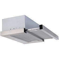 Rosenstein & Söhne Flachschirm-Dunstabzugshaube, Umluft, 350m³/Std. Saugleistung, silber Rosenstein & Söhne 