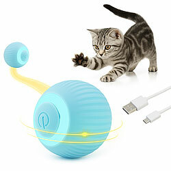 Sweetypet Akku-Katzenspielzeug mit LED-Licht, blau Sweetypet Akku-Katzenspielzeuge mit LED