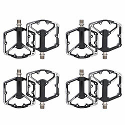 PEARL 4er-Set Ultraleichte Fahrradpedale, 9/16 Zoll, rutschfest, MTB/Rennrad PEARL 