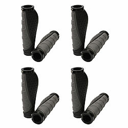 PEARL Ensemble de 4 poignées de vélo antidérapantes, ergonomiques, Lock-On, VTT/vélo de course PEARL poignée de vélo antidérapante, ergonomique, lock-on, pour VTT et vélo disponible sur eMall