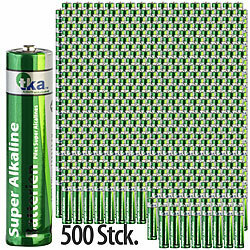 tka Köbele Akkutechnik 500er-Set Super-Alkaline-Batterien Typ AAA / Micro, 1,5 V tka Köbele Akkutechnik Alkaline-Batterie Micro (AAA)