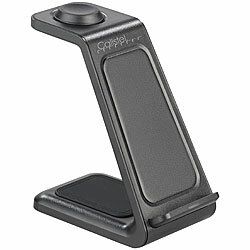 Callstel 3in1-Ladestation 20 Watt für iPhone, Apple Watch und AirPods, schwarz Callstel 3in1 Ladestationen für iPhones, Apple Watches & AirPods