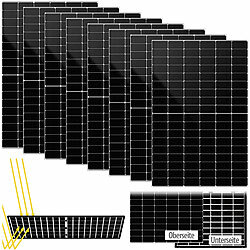 DAH Solar 8er-Set monokristalline, bifaziale Glas-Glas-Solarmodule, 425 W, IP68 DAH Solar Monokristalline, bifaziale Glas-Glas-Solarmodule mit Topcon-Technologie