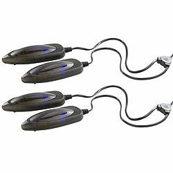 infactory 2er-Set elektrische Schuhtrockner mit UV-Licht infactory Schuhtrockner mit UV-Licht 