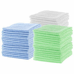 PEARL 48-Set Mikrofaser-Reinigungstücher PEARL Mikrofaser-Reinigungstücher 