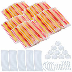 PEARL 500 Knicklichter in 6 Neon-Leuchtfarben, mit Steckverbindern, 20 cm PEARL Knicklichter 