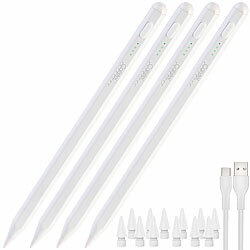 Callstel 4er-Set Aktive Touch-Pens mit Palm Rejection, für iPad Pro/Air/Mini Callstel Aktive Touch-Pens mit Palm Rejection, für iPad Pro/Air/Mini