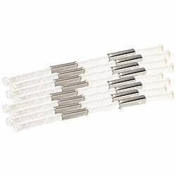 Carlo Milano 8er-Set Fiberglas-Dochte für Gartenfackeln, 0,6 x 15 cm (Ø x L) Carlo Milano Fiberglas-Dochte für Gartenfackeln
