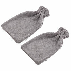 PEARL 2er-Set flauschige Coral-Fleece-Bezüge für 2-Liter-Wärmflasche PEARL Wärmflaschenbezüge 