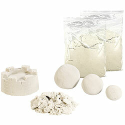 Playtastic 2er-Set kinetischer Sand, fein, beige, insgesamt 2 kg Playtastic Kinetischer Sand 