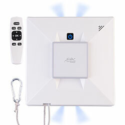 Sichler Haushaltsgeräte Profi-WLAN-Fensterputzroboter mit 4 Sprühköpfen, Fernbedienung, App Sichler Haushaltsgeräte 