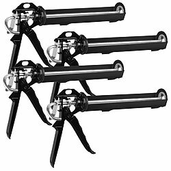 AGT 4er-Set Kartuschenpressen, Drehrahmen, für Kartuschen bis 310ml & 23cm AGT Kartuschenpressen mit Drehrahmen 