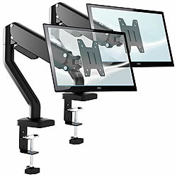 General Office 2er-Set Gasgefederter Monitor-Schwenkarm bis 81 cm/32", Pivot, VESA General Office Monitor-Schwenkarme