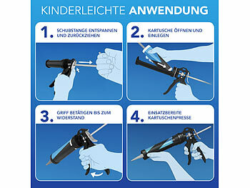 Skelett-Handpress-Pistole 