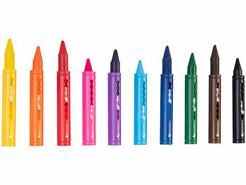 Playtastic 10 Badewannenstifte für Kinder, schadstofffrei und abwaschbar 