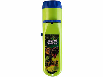 Playtastic 4er-Set Projektor-Taschenlampen mit 96 Bildern auf 12 Bildscheiben 